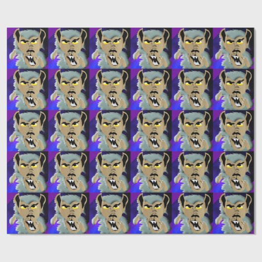 Werewolf-Packpapier Geschenkpapier (Flach)