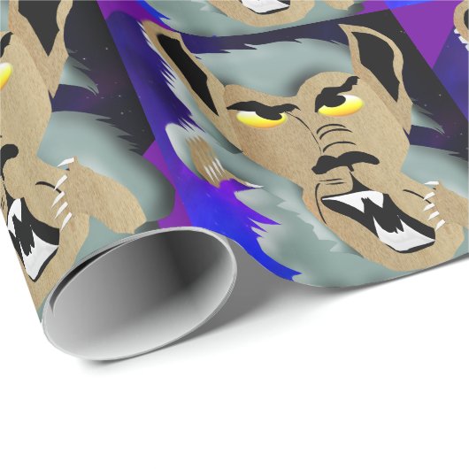 Werewolf-Packpapier Geschenkpapier (Rolleneckpunkt)