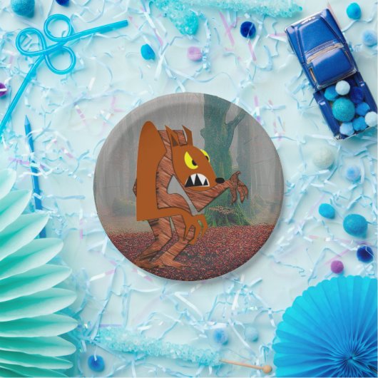 Werewolf-PapierTeller Pappteller (Party)