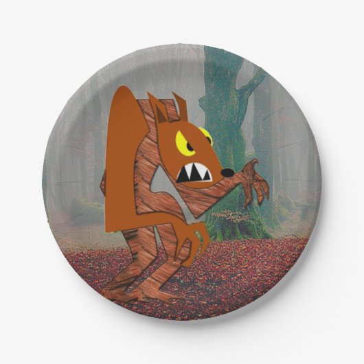 Werewolf-PapierTeller Pappteller (Vorderseite)