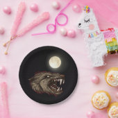 Werewolf-PapierTeller Pappteller (Party)