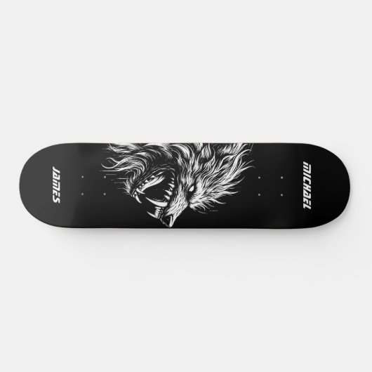 Werewolf Personalized Skateboard (Horizontal)