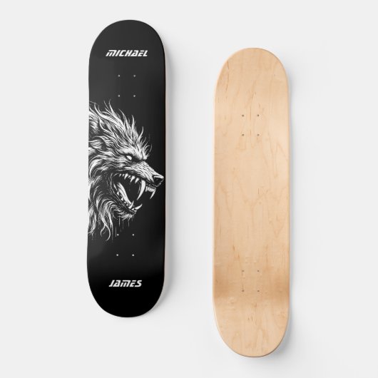 Werewolf Personalized Skateboard (Vorderseite)