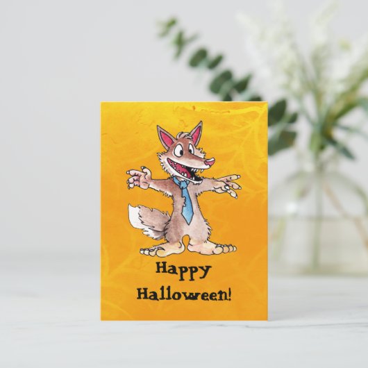 Werewolf Postcard Postkarte (Stehend Vorderseite)