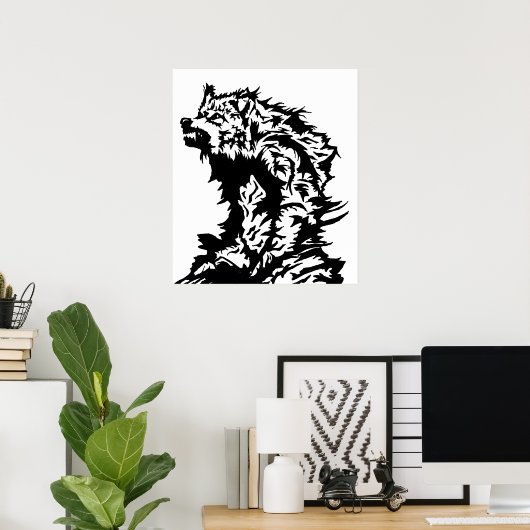 Werewolf Poster (Heimbüro)
