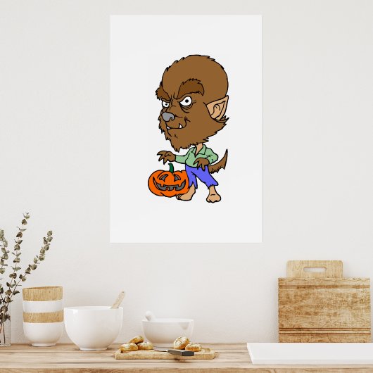 Werewolf Poster (Küche)