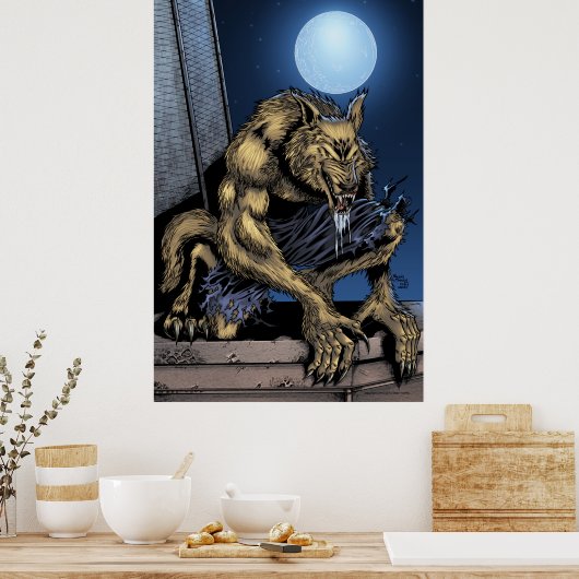 Werewolf-Poster Poster (Küche)