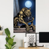 Werewolf-Poster Poster (Heimbüro)