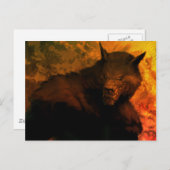 Werewolf Postkarte (Vorne/Hinten)
