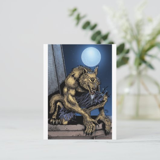 Werewolf Postkarte (Stehend Vorderseite)