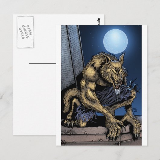 Werewolf Postkarte (Vorne/Hinten)