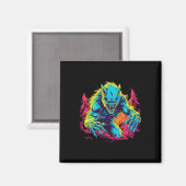 Werewolf Pranks - Lunar Mischief zu Halloween Magnet (Vorderseite/Rückseite)