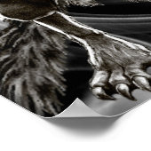 Werewolf Print Poster (Ecke)