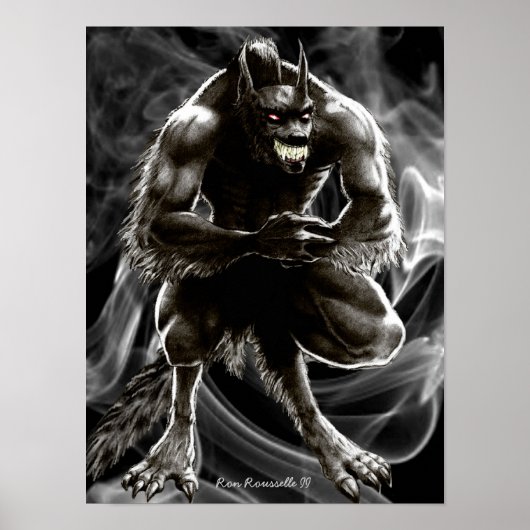 Werewolf Print Poster (Vorne)