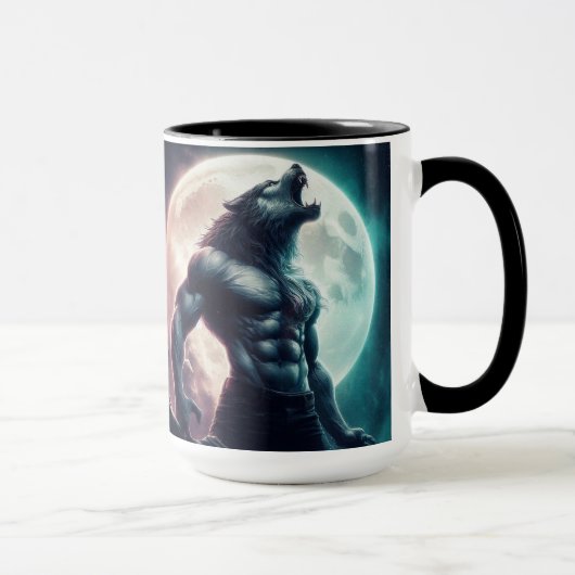 Werewolf Romance Reader Namensgeschenk Kaffeecup Tasse (Rechts)