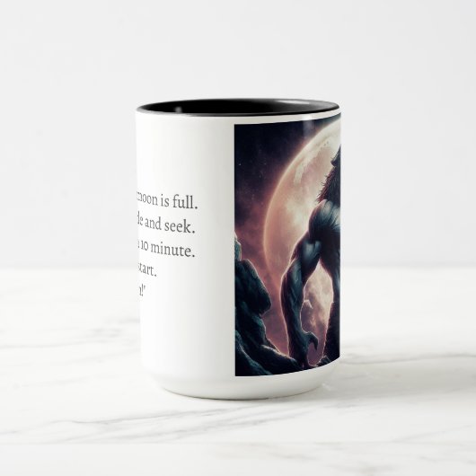 Werewolf Romance Reader Namensgeschenk Kaffeecup Tasse (Zentrum)