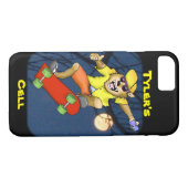 Werewolf Skateboarder Handy Case (Rückseite (Horizontal))