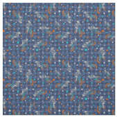 Werewolf Skeletons and BMX Bikes Patterned Stoff (Muster)