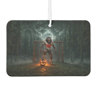 Werewolf Soccer Player Halloween Horror Art Autolufterfrischer