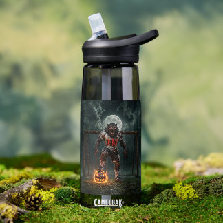 Werewolf Soccer Player Halloween Horror Art Trinkflasche