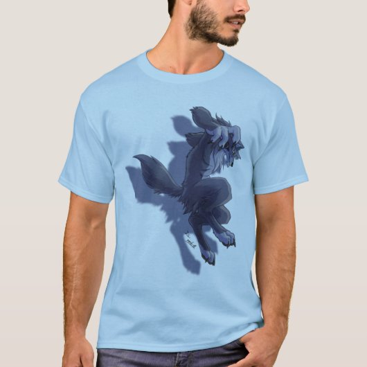 Werewolf springen T-Shirt (Vorderseite)