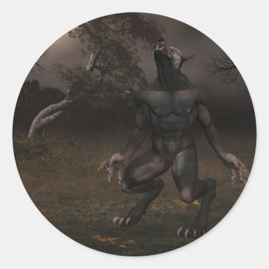Werewolf Stickers (Vorderseite)