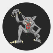 Werewolf Stickers/Umschlag Aufkleber (Vorderseite)