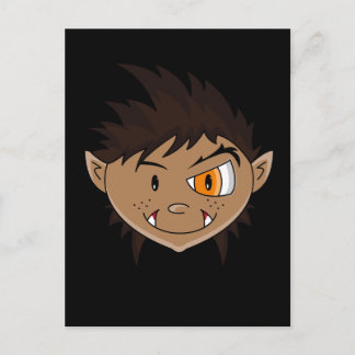 Werewolf Teen Terror Postcard Postkarte