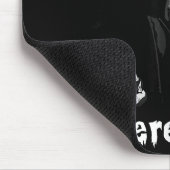 Werewolf_ There, Wolf. Funny Abby Normal Retro Com Mousepad (Ecke)