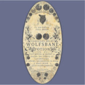Werewolf-Tränenlabel wolfsbane Aufkleber (Vorderseite)