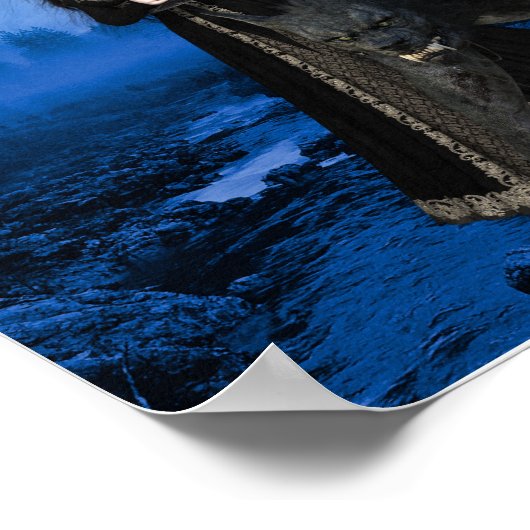 Werewolf Vampire Enchantress Halloween Ful Moom Poster (Ecke)