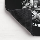 Werewolf Wartete gerade zu Halloween Spooky Beängs Mousepad (Ecke)
