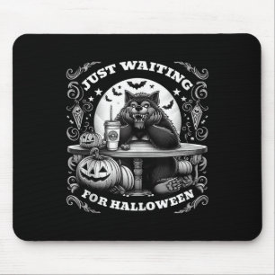 Werewolf Wartete gerade zu Halloween Spooky Beängs Mousepad