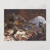 Werewolf Wolf Pack Cave Postkarte (Vorderseite)
