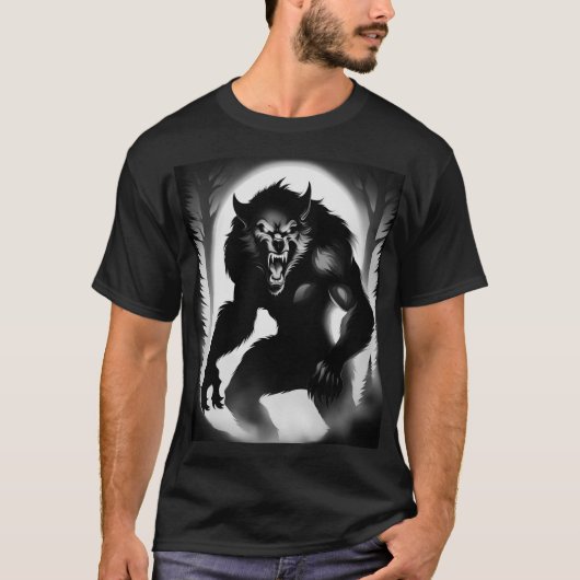 Werewolf Woods Gothic T-Shirt (Vorderseite)