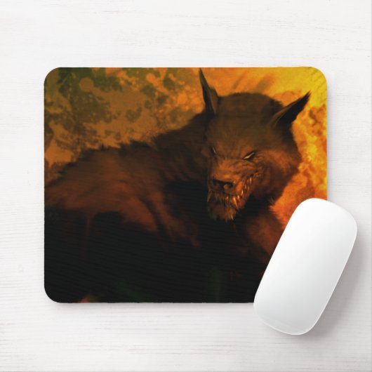 Werewolffehlschlag Mousepad (Mit Mouse)