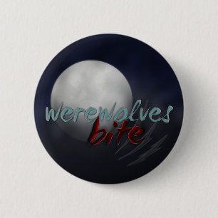 "Werewolves-Biss" Button/-Abzeichen Button
