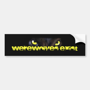Werewolves existieren autoaufkleber