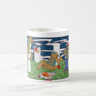 Werewolves Having Pizza Mug Kaffeetasse