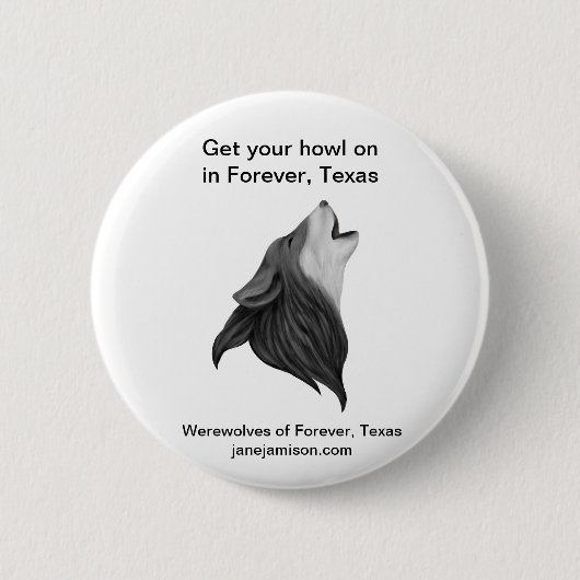 Werewolves von Forever, Texas-Knopf Button (Vorderseite)