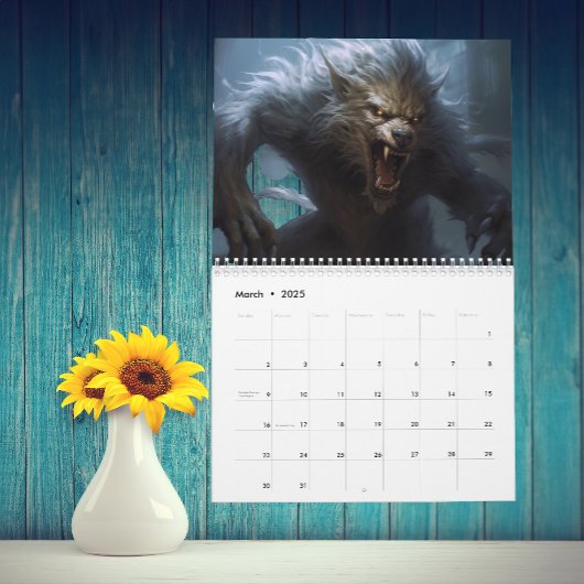 Werewolves Wolf Lycan Animal Kalender