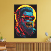 Werewolves Zombie Leinwanddruck (Insitu (Wohnzimmer))