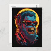Werewolves Zombie Postkarte (Vorne/Hinten)