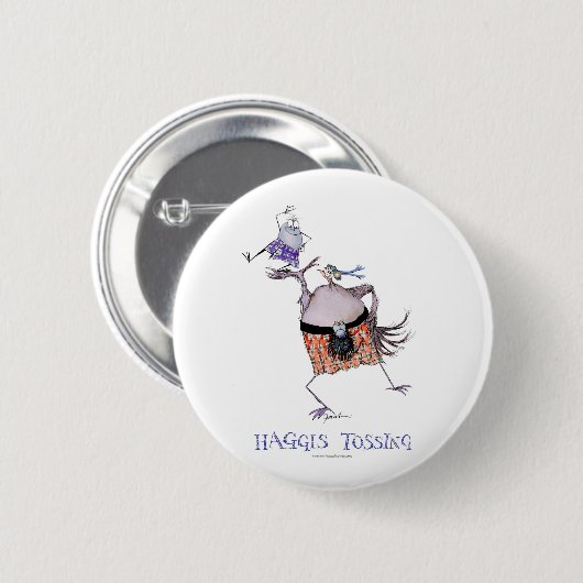 Werfen der haggis button (Vorne & Hinten)