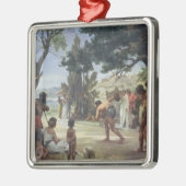 Werfen des Discus, 1875 Silbernes Ornament (Links)