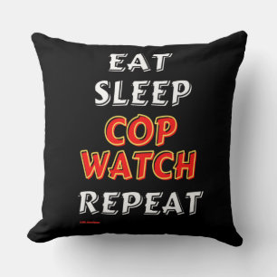 werfen Kissen "EAT, SLEEP..."