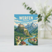 Werfen Österreich Postkarte (Stehend Vorderseite)