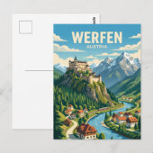Werfen Österreich Postkarte (Vorne/Hinten)