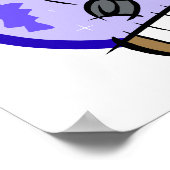 Werfen Sie den Puck Poster (Ecke)