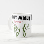 Werfen Sie eine klassische Tasse von Hissy Fit, 11 (Vorderseite Links)
